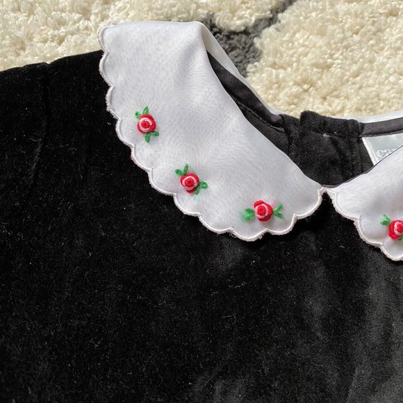 Vintage Carter’s Red Plaid Taffeta Bubble Romper Christmas Holiday Size 18 Mo - Picture 4 of 8